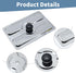2pcs Toaster Dust Cover, Stainless Steel Top Cover, Electric Bread Maker Upper Cover for Bread Machine