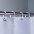 18 Hooks,108" W72" Inch MORNITE Extra Wide Shower Curtain Mens Bathroom Teal Light Blue Ombre White, Wrap Around