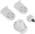 Rollerhouses Roller Shade Brackets, Mechanism Clutch + Skyline Mounting Brackets + End Plug for 1 1/4" Tube