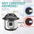 Silicone Sealing Ring for Instant Pot 8Qt, Fits Various Models, 2 Pack in Sky Blue & Cherry Red
