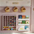 1PC Plush Bookshelf for Kids, Soft Hanging Book Display Shelf for Nursery Wall, Easy Mount Floating Bookshelf Display
