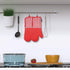 Silicone Oven Mitts - Heat Resistant 932? with Waterproof & Non-Slip Kitchen Mittens, Set of 2 Extra Long Gloves for