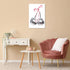Generic 8x12in Vintage Disco Bow Posters White Cherry Canvas Wall Art Funky Coquette Pink Bow Preppy Aesthetic Prints