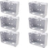 TIHOOD 6PCS Low Profile 2Inch Blind Brackets for Box Mounting Window Blinds