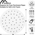 Numola Air Fryer Liners Disposable Parchment Paper, 100 Pcs Airfryer Sheets, 9 Inch White Non-stick Steamer Liner