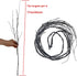 Pursuestar 5Pcs 29.5" Lifelike Dry Willow Branches - Bendable Iron Wires Artificial Floral Flower Stub Stem for DIY