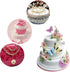 3-Pack Silicone Cake Border Mold for Sugar Craft Cupcake Toppers, Wedding Party Decor