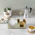Countertop 5'' MyGift Disposable Napkin and Drink Coaster Holder, Modern Brass Tone Metal Bar or Coffee Table Guest