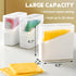 PARBEE 2 Pack Sliced Cheese Container for Fridge, Airtight Clear Deli Cheese Slices Holder