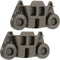 YMDparts 2 Pack Black Dishwasher Lower Rack Wheels for Whirlpool, KitchenAid, Maytag, Kenmore - W10195416, W10195416V