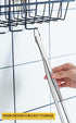 JETKONG 12-Inch Extra-Long Kitchen Tweezers, Fine Tweezer Tongs in Stainless Steel for Cooking