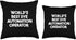 World's Best Dye Automation Operator Throw Pillow, Multicolor, 16x16