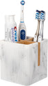 rejomiik Toothbrush Holders for Bathroom Countertop, 3 Slots Electric Toothbrush and Toothpaste Organizer