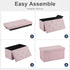 30in 660lbs, DUMOS Storage Ottoman Bench, Storage Bench Foot Rest Stool with Padded Seat, Bedroom Bench with for Living