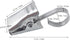 Coideal Small Curtain Clips for Hanging, 25 Pack Stainless Steel Fabric Hooks for RV Canopy Accessory