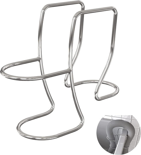Washing Machine Drain Hose Holder, Adjustable Clamp Hook, 304 Stainless Steel Laundry Tub Hose Guide Clip