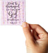 Juvale Inspirational Bible Magnets for Kitchen Decor & Accessories - 8-Pack, 2.5-Inch Square Metal Magnets with Faith