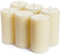 Pure Natural Beeswax Pillar Candles Bulk - Pack of 6 - Honeycomb