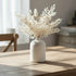 7 Inch White Ceramic Vase - Tall - Large, Minimalist Modern Home Decor, Decorative Object - Centerpiece, Coffee Table