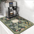 Cute Coffee Maker Mat for Countertops, Coffee Mat Coffee Bar Accessories, Colorful Dish Drying Mat for Kitchen, Absorbent Quick Drying Mat, 16 X20 inch (B-16X20inch)