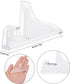 Coitak 2 PCS Acrylic Stands Clear Mini Display Easel Holder for Displaying Sand Picture