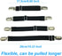 BetyBedy 4Pcs Adjustable Bed Sheet Fasteners, Elastic Straps Clips, Cover Grippers Holder for Mattress Pad, Sofa