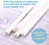 10 Pieces Replacement Wick Humidifier Sticks, Cotton Filter Refill for KARFUN 350ml Mini Humidifier