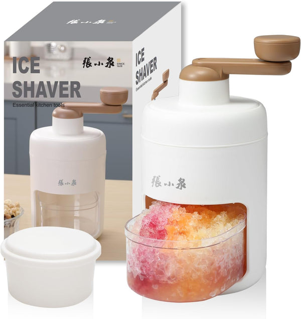 ZHANG XIAO QUAN SINCE 1628 Hand-cranked Shaver Ice and Snow Cone Machine, BPA Free