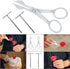 4 Pack Cake Flower Decorating Set, Stainless Steel Flower Nails and Lifters for Icing Flowers Decoration