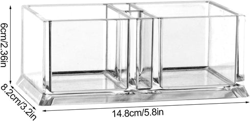 Transparent Tea Box for Tea Bags Holder,Clear Coffee Sugar Tea Bags Organizer for Home Containers,Tea Bag Storage Box Tea Storage Bin Box for Kitchen Pantry Cabinets and Countertops