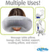 Cloudz Dual Comfort Microbead Airplane Travel Neck Pillow, Bright Pink, Soft Plush & Cool Spandex