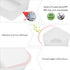 Poeland 15 Pcs Frosted Drawer Organizer Tray Storage Box for Bedroom, Bathroom, Kitchen, Dresser