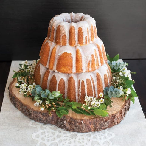 Nordic Ware 3-Piece Set Formed Bundt, Tiered, Sea Glass