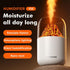 Portable Mini Volcano Humidifier, 300ml Small Cool Mist USB Personal Desktop Humidifier for Baby Bedroom Travel Office,