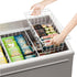Slideep 17.5'' Large Storage Baskets - Chest Freezer Organizer, Sturdy Metal Wire Pantry Bin for Home Kitchen (2 Packs)