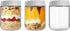 Overnight Oats Containers with Lids, 16oz Wide Mouth Mason Jars with Lids,