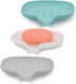 3 Pack Silicone Soap Dish with Drain, Easy to Clean Bar Soap Holder for Shower/Bathroom, Keep Soap Dry, Kitchen Saver