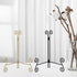 Plate Stand, Black and Gold 2-Pack 6 Inch Iron Easel Stand for Display, Plate Holder for Decorative Plates, Plaque, Photo Frame, Artwork and Collectibles