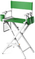 OmySalon Director's Chair 31" Height Folding Portable w/Storage Pouch & Footrest, Makeup