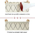 Small Storage Baskets, Toy Storage Organizer Rectangle Basket, Decorative Storage Basket with Wooden Handles