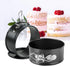 Webake Mini Springform Pan Set, 4.3 Inch, 2 Pieces Cheesecake Pans with Removable Bottom for Mini Cheesecake