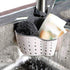 EC ELEGANTCHARM Kitchen Sink Caddy Sponge Holder Silicone Plastic Soap Holder Hanging