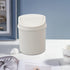 0.5 Gallon Plastic Tiny Trash Can with Swing Lid - Mini Desktop Waste Can, White