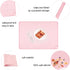 Clean(1Pack 19.7" 15.7") Pink Toddler Placemat-Non Slip Placemat for Girl Baby, Portable Food Mat Reusable Placemats