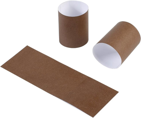 Gmark Paper Napkin Band Box of 500 - Brown, Paper Napkin Rings Self Adhesive GM1052A
