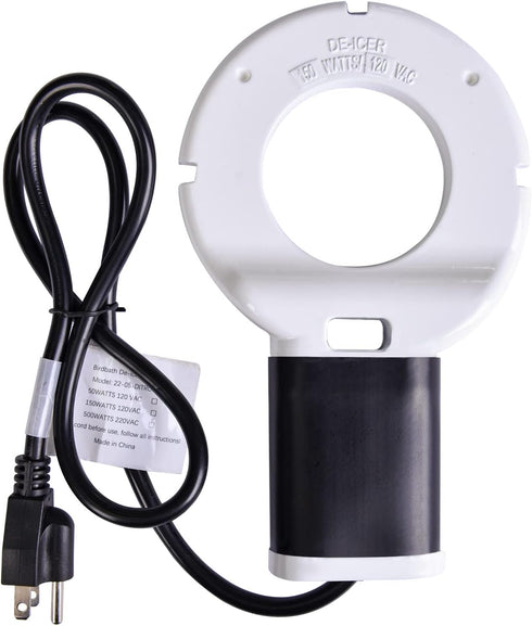 150W Chicken Waterer Heater, Aluminum Utility De-Icer for Farm & Livestock, Non-Conductive