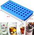 Mydio Mini Ice Ball Molds DIY Tool for Candy, Pudding, Jelly, Milk, Juice, Chocolate, Cocktails & Whiskey (1 Pack, Blue)