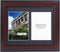 Creative Picture Frames 2 Opening Mahogany Frame with Glass for 5x7 Inch Photos, Includes 10x12-Inch Black Mat