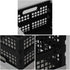 16 L Plastic Folding Storage Crates, Collapsible Plastic Crate, 2 Packs