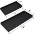 DNC Bathroom Vanity Tray for Counter, 2PC Silicone Kitchen Sink Soap Tray (7.9" + 11.8") for Countertop Dish Holder,